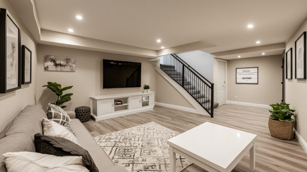 Harbour Ridge Design and Build Basement Renovations London Ontario.